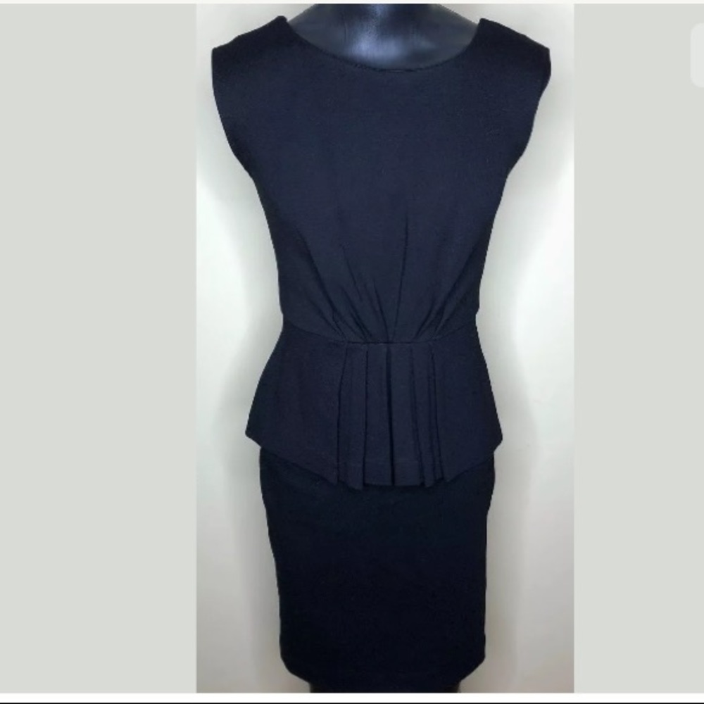 Taylor Nordstrom Peplum Sleeveless Dress